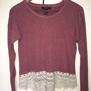 Forever 21 Lace Shirt